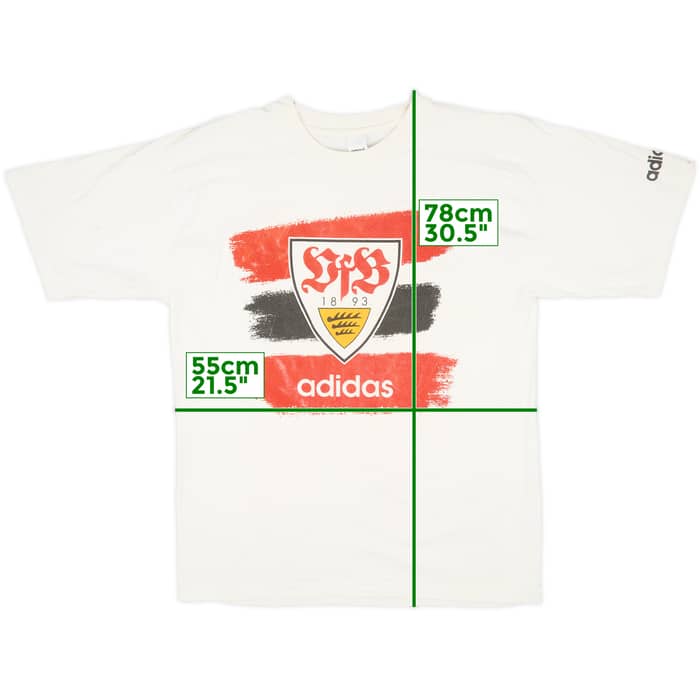 1998-99 Stuttgart adidas Graphic Shirt - 6/10 - (XL)