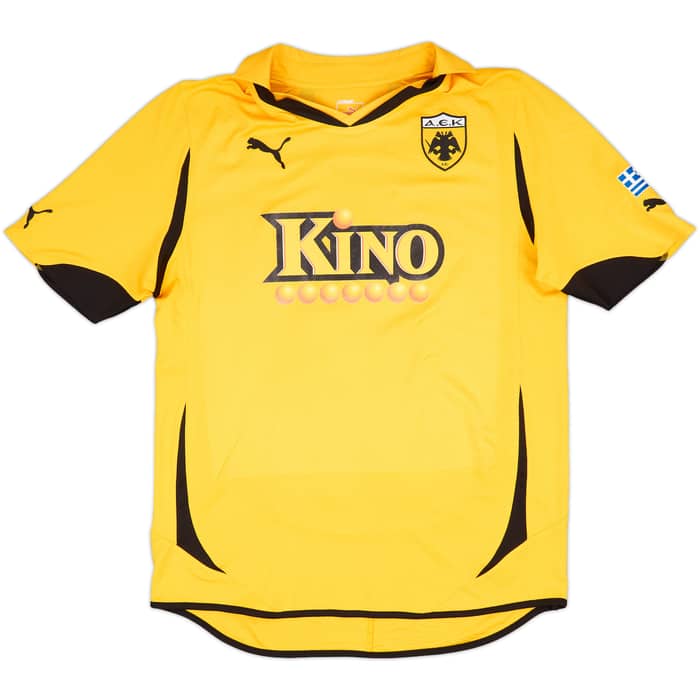 2011-12 AEK Athens Home Shirt Gudjohnsen #22 - 7/10 - (L)