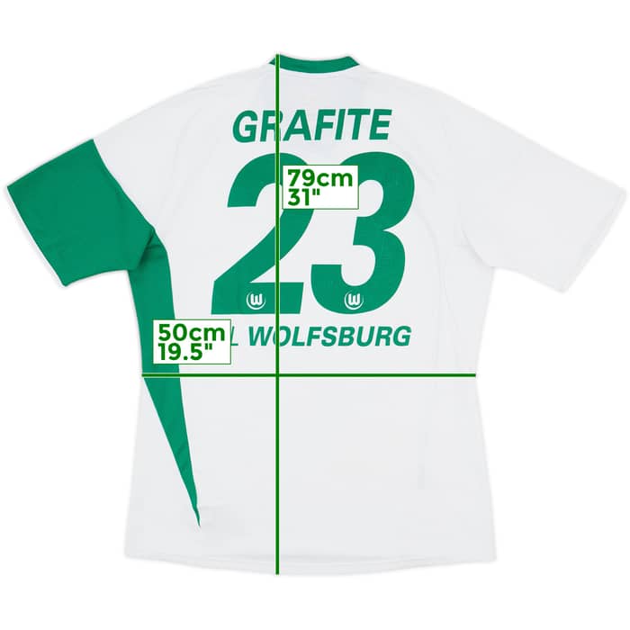 2009-10 Wolfsburg Home Shirt Grafite #23 - 4/10 - (L)
