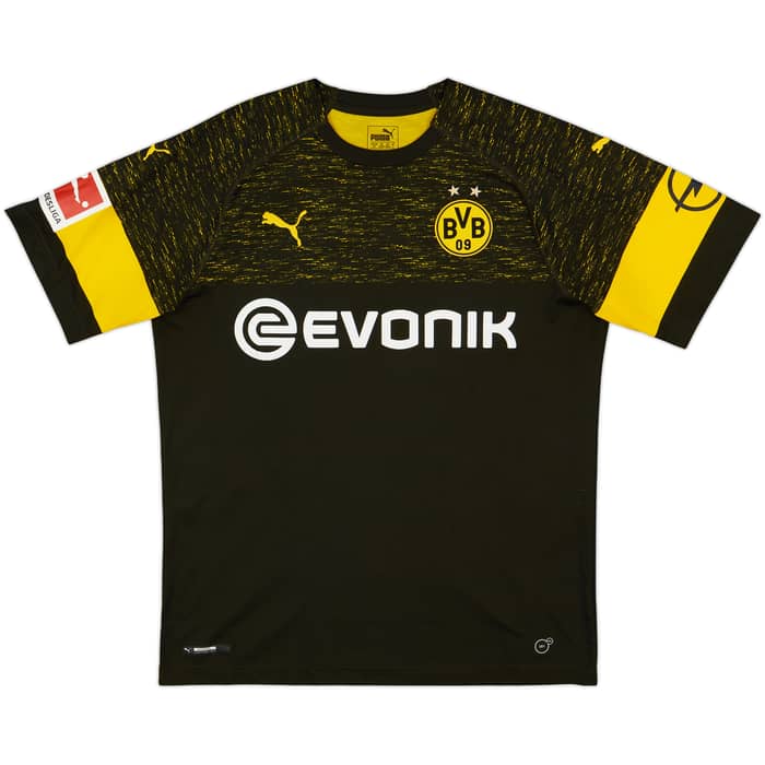 2018-19 Borussia Dortmund Away Shirt Bruun Larsen #34 - 6/10 - (L)