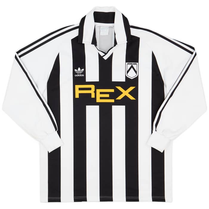 1991-92 Udinese Home L/S Shirt #9 - 7/10 - (M)