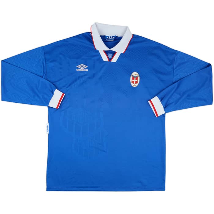 1993-94 Como Home L/S Shirt #16 - 6/10 - (XL)