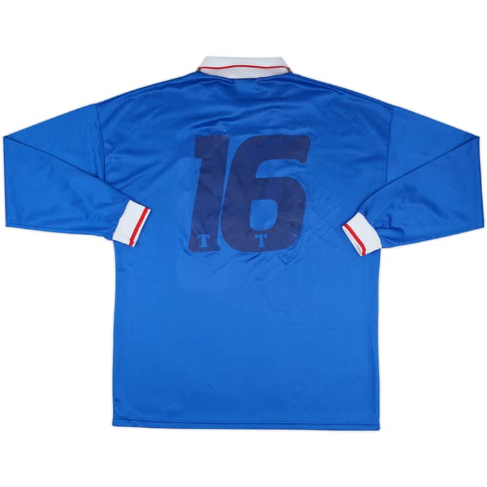 1993-94 Como Home L/S Shirt #16 - 6/10 - (XL)
