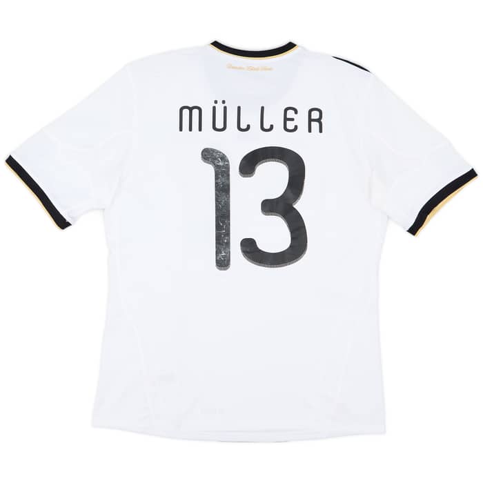 2010-11 Germany Home Shirt Muller #13 - 6/10 - (XL)