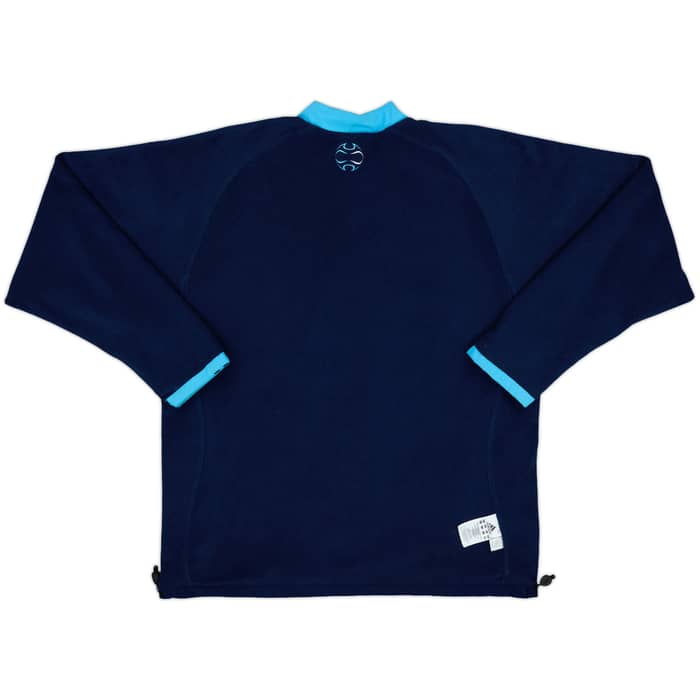 2006-07 Olympique Marseille adidas Reversible 1/4 Zip Drill Top - 7/10 - (L)