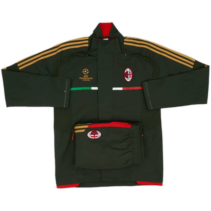 2011-12 AC Milan adidas CL Tracksuit - 8/10 - (M/L)