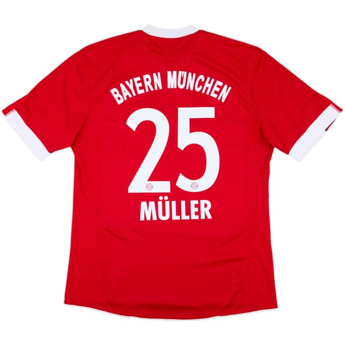 2009-10 Bayern Munich Home Shirt Muller #25 - 8/10 - (L)