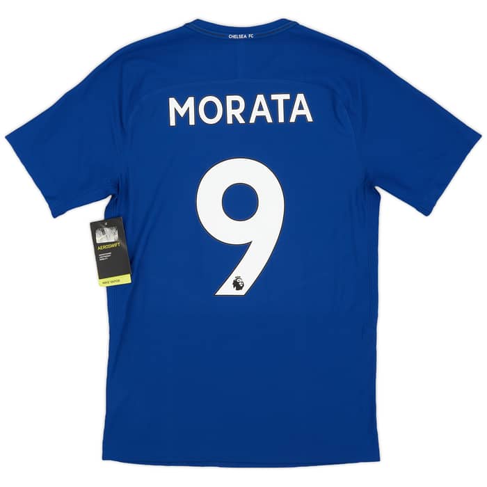 2017-18 Chelsea Authentic Home Shirt Morata #9 (S)
