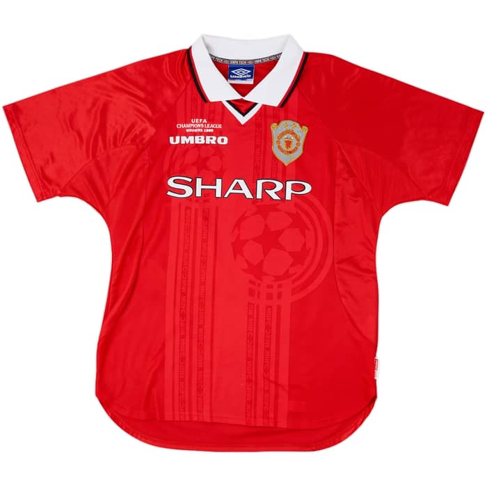 1999-00 Manchester United 'CL Winners' Shirt Beckham #7 - 8/10 - (L)