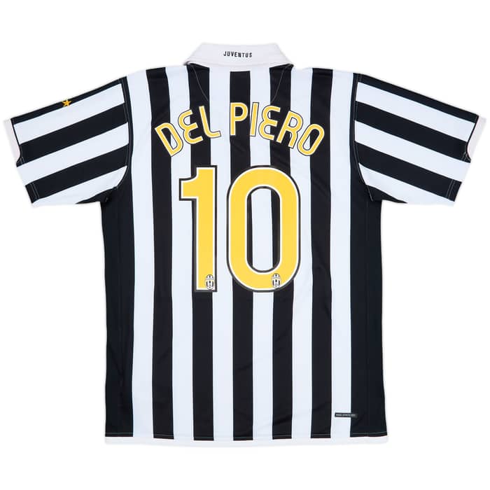 2006-07 Juventus Home Shirt Del Piero #10 - 9/10 - (L)