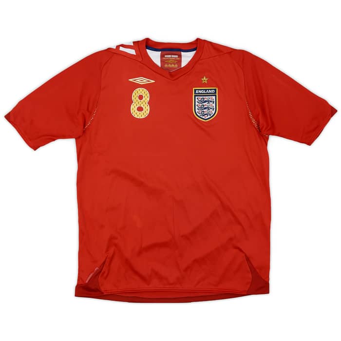 2006-08 England Away Shirt Lampard #8 - 8/10 - (XL.Boys)