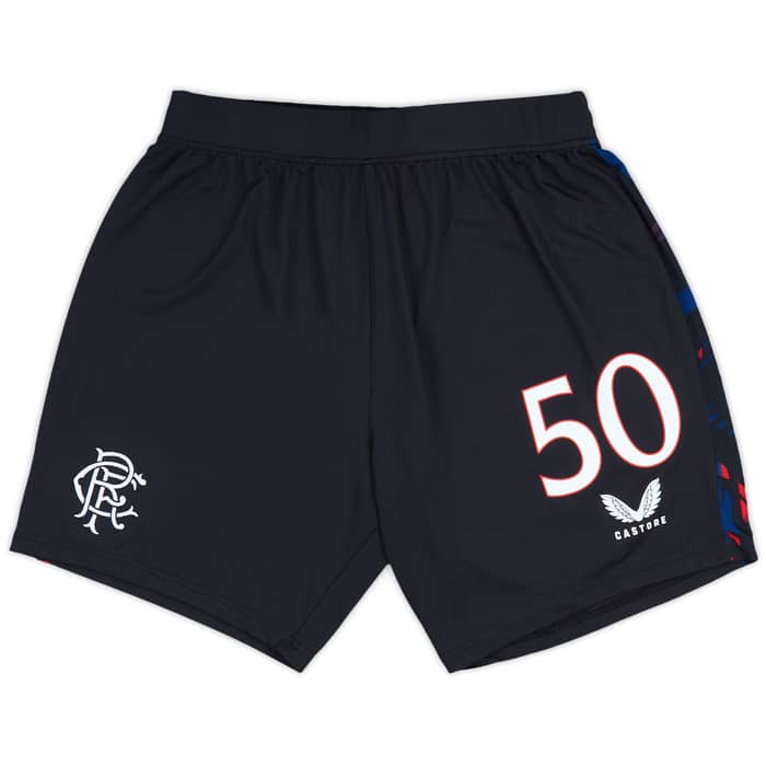 2024-25 Rangers Player Issue European Third Shorts # - 9/10