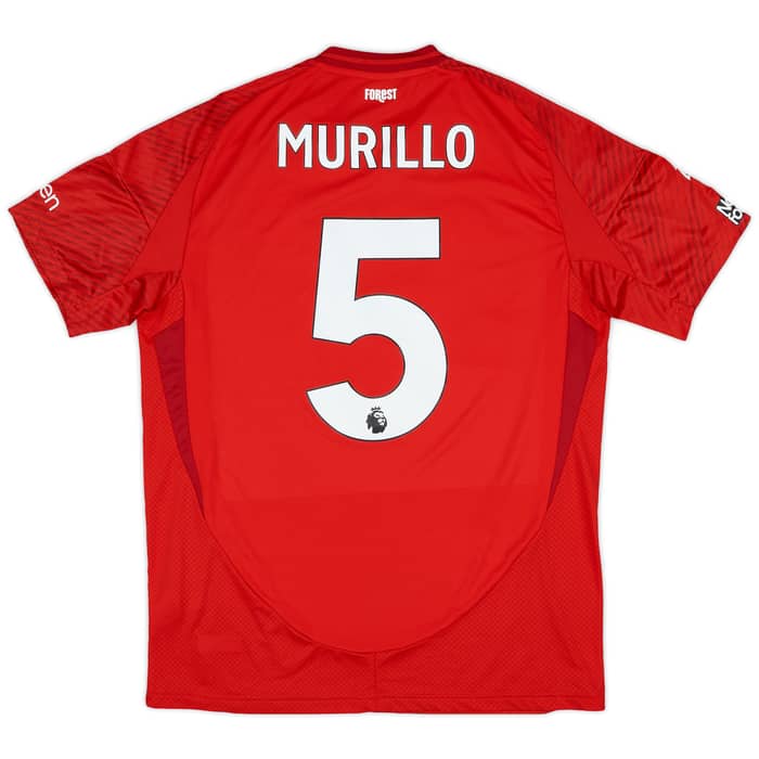 2024-25 Nottingham Forest Match Issue Home Shirt Murillo #5