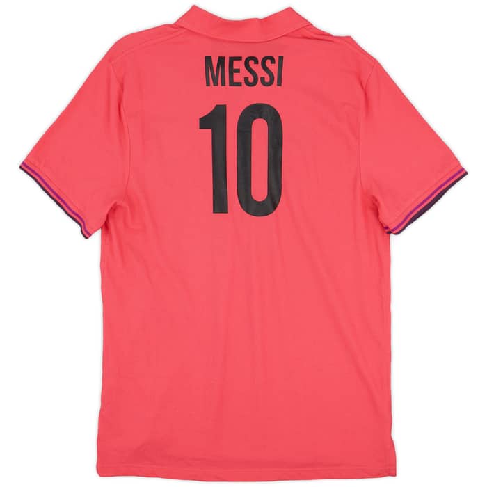 2011-12 Barcelona Nike Polo Shirt Messi #10 - 10/10 - (XL)