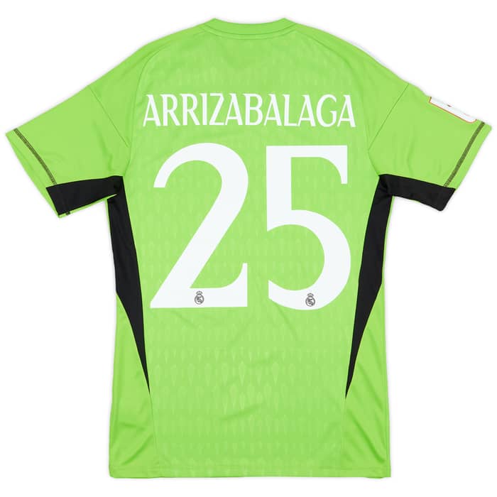 2023-24 Real Madrid GK Home Shirt Arrizabalaga #25 (S)
