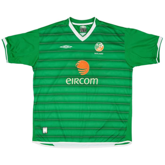 2003-04 Ireland Home Shirt Duff #9 - 8/10 - (XXL)