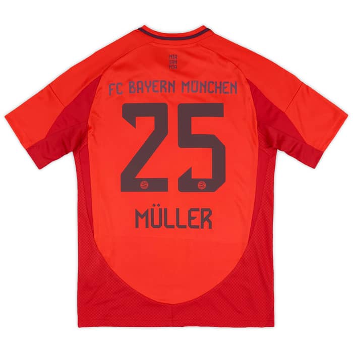 2024-25 Bayern Munich Home Shirt Muller #25 (KIDS)