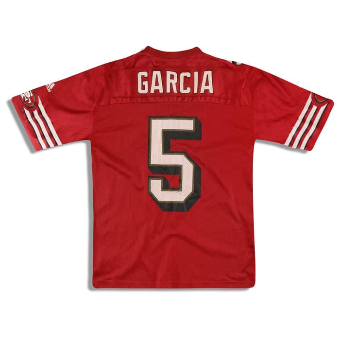1999-00 San Francisco 49ers Garcia #5 adidas Jersey (Home) M