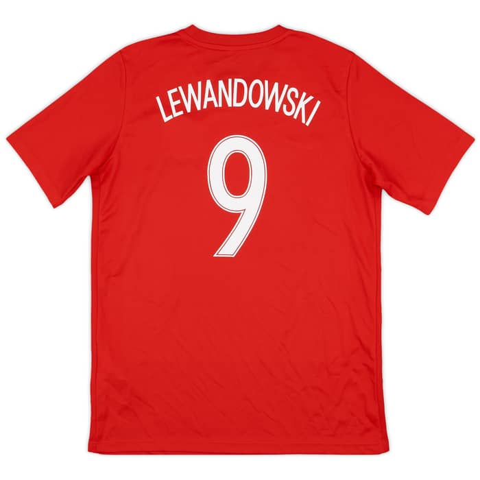 2018-19 Nike Template Shirt (Poland) Lewandowski #9 - 8/10 - (XL.Boys)