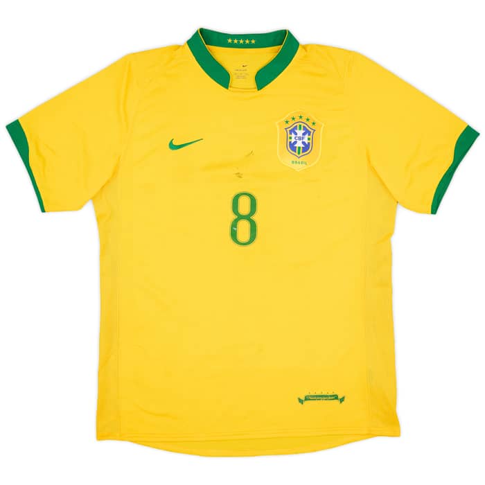 2006-08 Brazil Home Shirt Kaka #8 - 5/10 - (M)