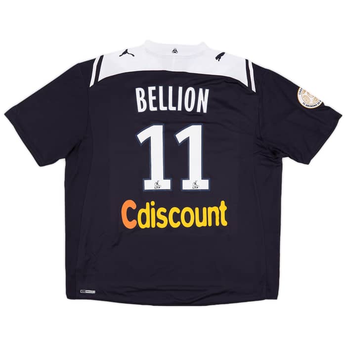 2009-10 Bordeaux Match Issue Home Shirt Bellion #11