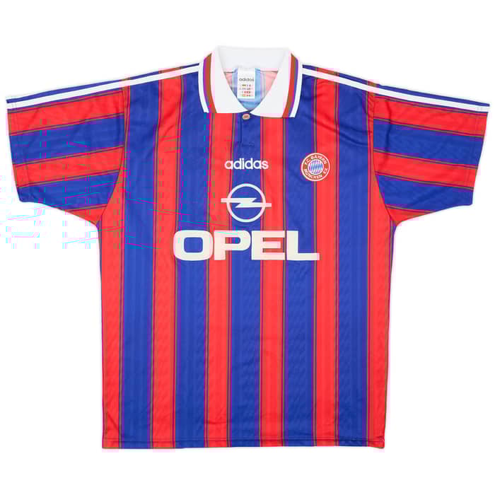 1995-97 Bayern Munich Home Shirt Sforza #14 - 8/10 - (L)