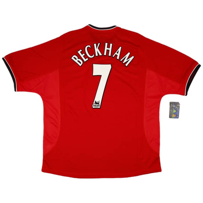 2000-02 Manchester United Home Shirt Beckham #7 (XXL)