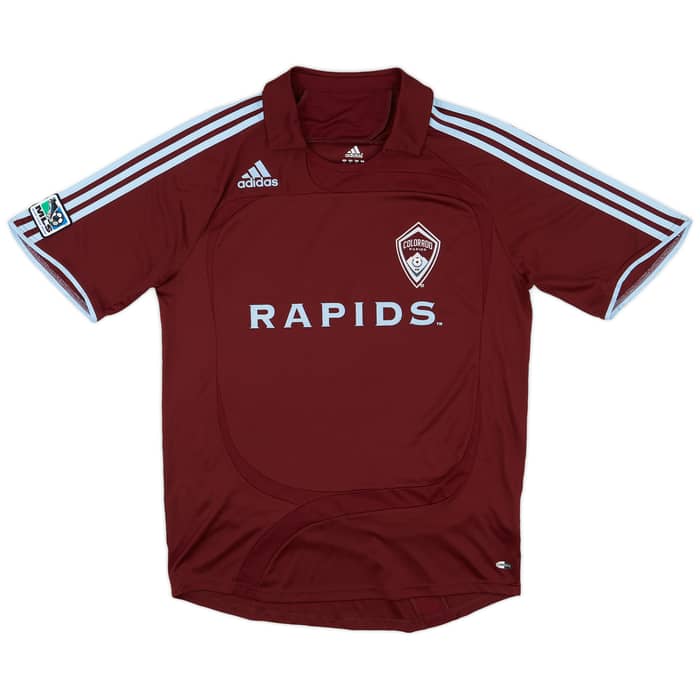 2007-08 Colorado Rapids Match Issue Signed Home Shirt Wingert #16