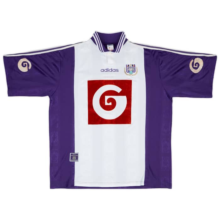 1997-98 Anderlecht Match Issue Away Shirt Doll #12