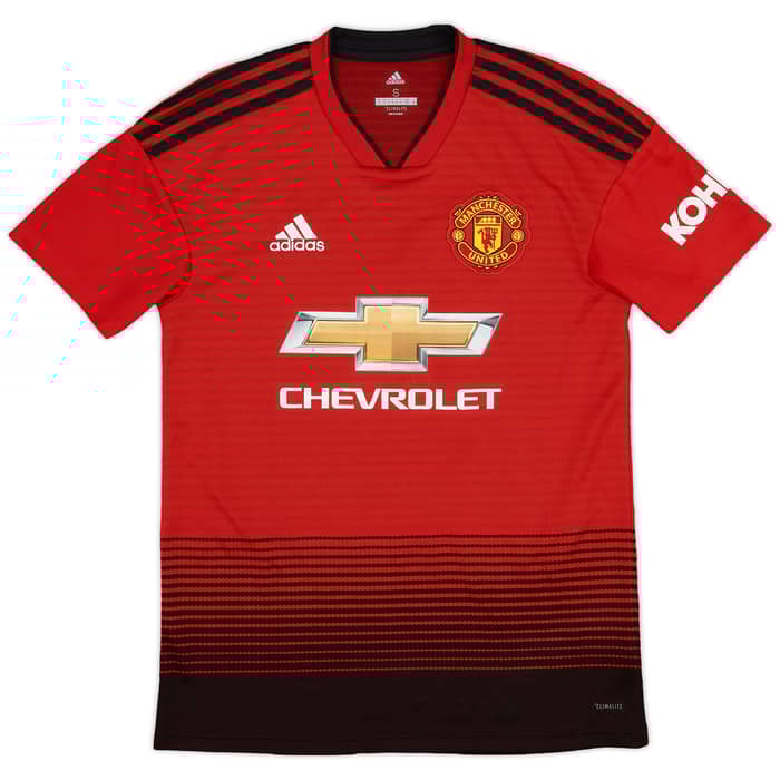 2018-19 Manchester United Home Shirt Shaw #23 - 9/10 - (S)