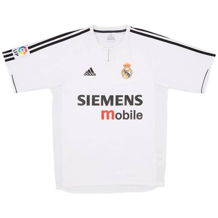 2003-04 Real Madrid Home Shirt Raul #7 - 5/10 - (S)