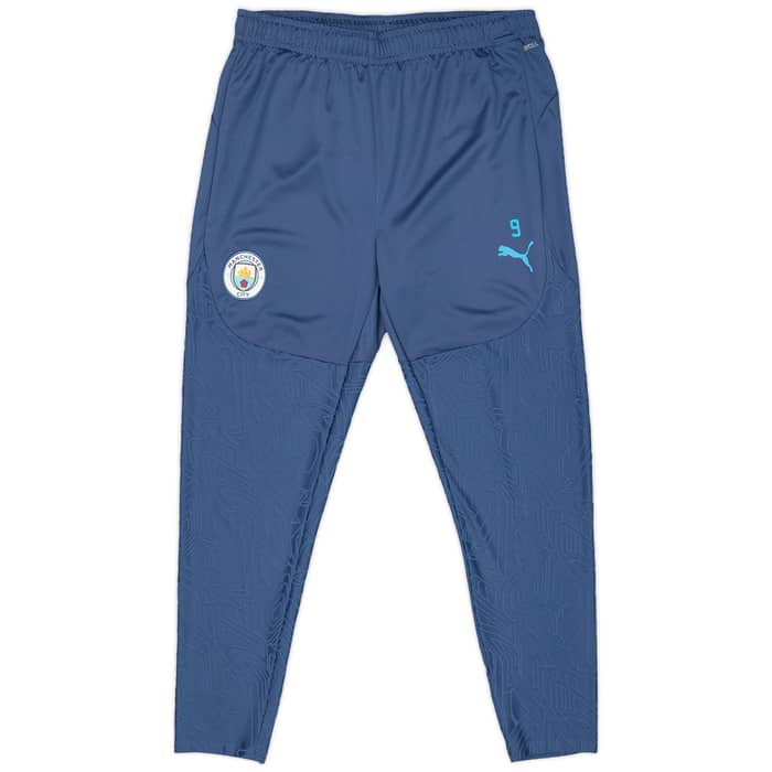 2024-25 Manchester City Player Issue Training Pants/Bottoms #9 (Haaland) - 9/10 - (XL)