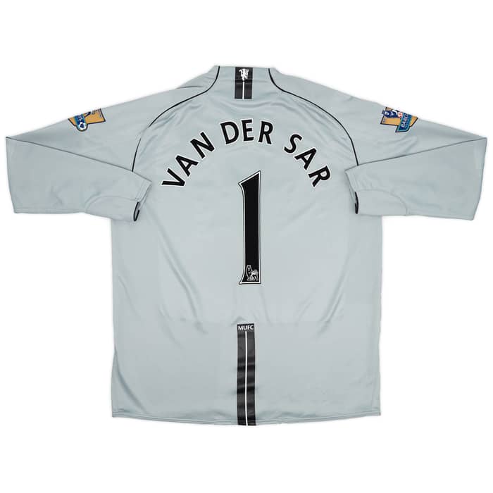 2007-08 Manchester United Player Issue GK Shirt Van Der Sar #1 - 9/10 - (XXL)
