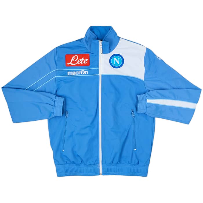 2013-14 Napoli Macron Track Jacket - 8/10 - (L.Boys)