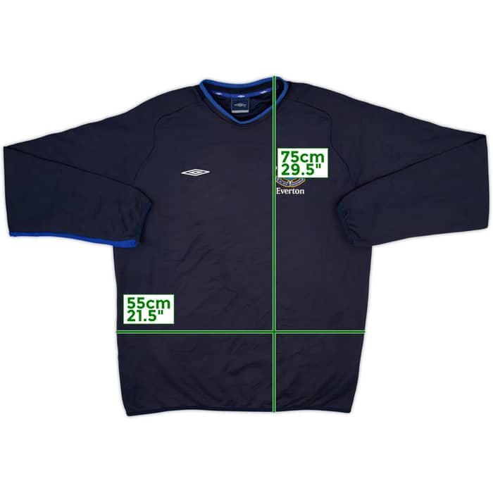 2004-05 Everton Umbro Sweat Top - 4/10 - (XL)