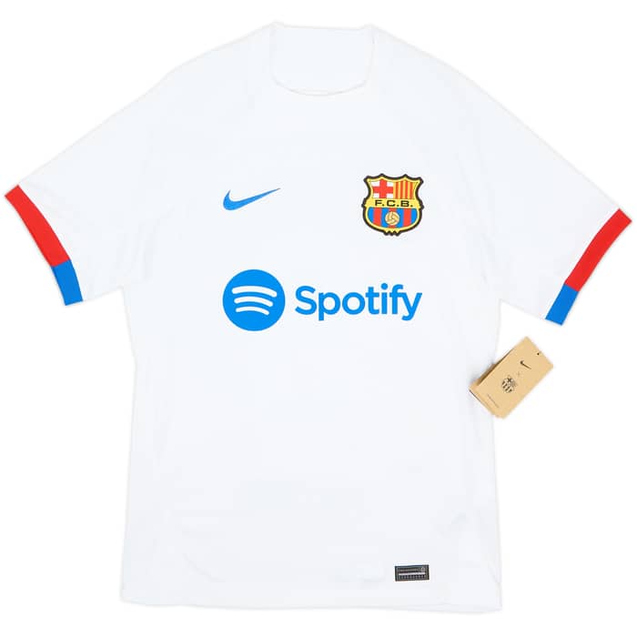 2023-24 Barcelona Away Shirt Lewandowski #9 (S)