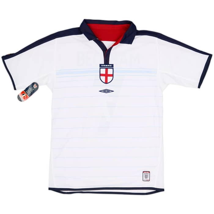 2003-05 England Home Shirt Beckham #7 (S)