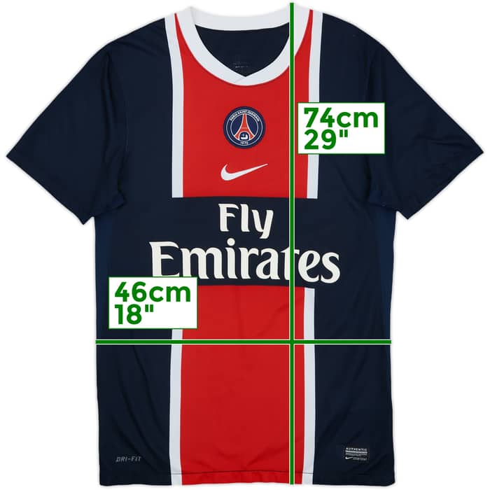 2011-12 Paris Saint-Germain Home Shirt - 8/10 - (S)