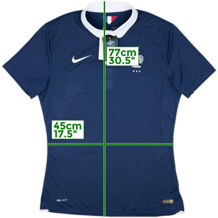 2014-15 France Authentic Home Shirt (L)
