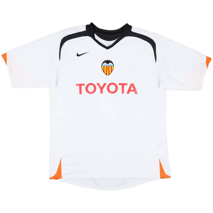 2005-06 Valencia Home Shirt David Villa #7 - 7/10 - (L)