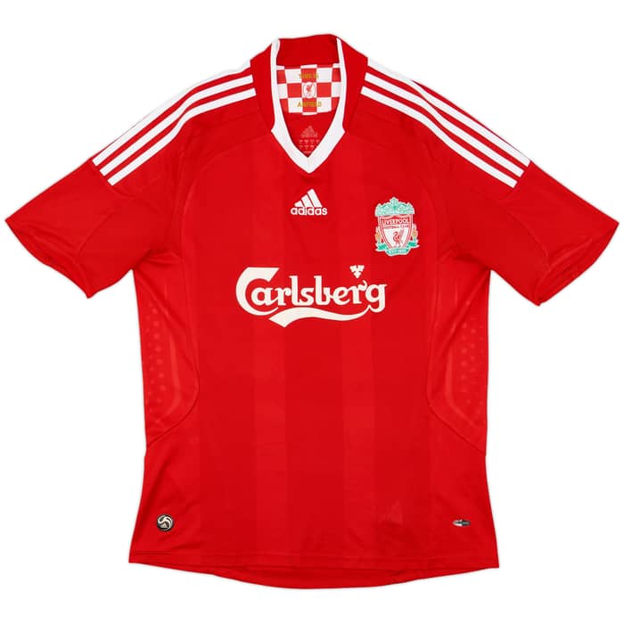 2008-10 Liverpool Home Shirt Carragher #23 - 7/10 - (M)