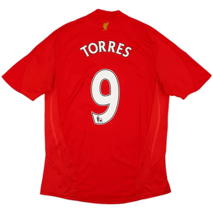 2008-10 Liverpool Home Shirt Torres #9 - 8/10 - (M)