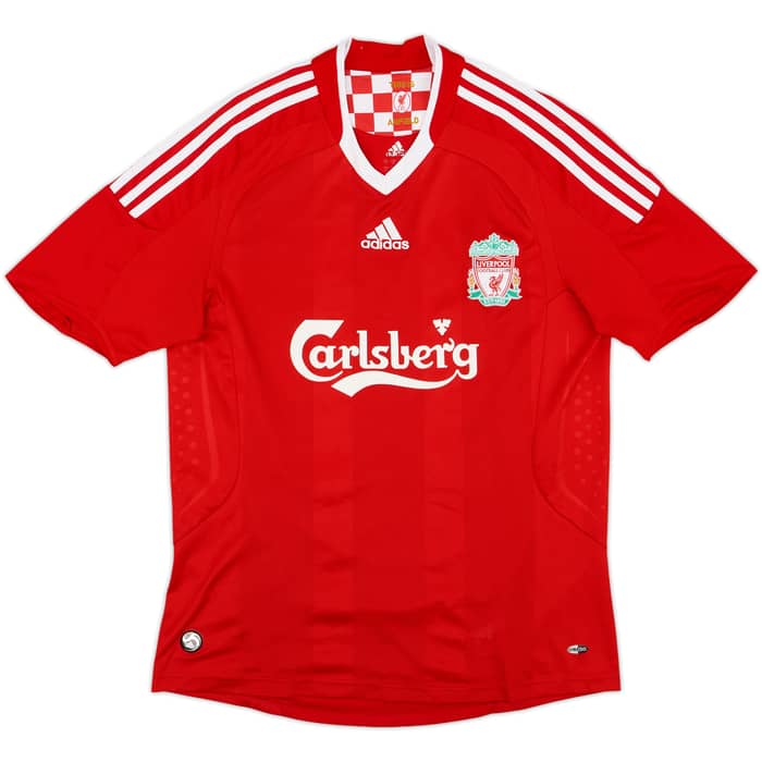 2008-10 Liverpool Home Shirt Torres #9 - 8/10 - (M)