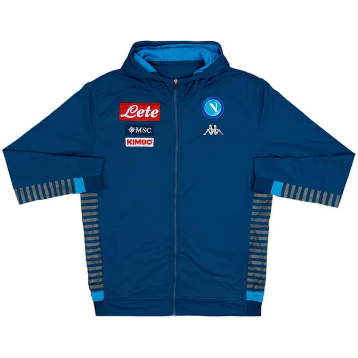 2019-20 Napoli Kappa Hooded Tracksuit - 5/10 - (XL)