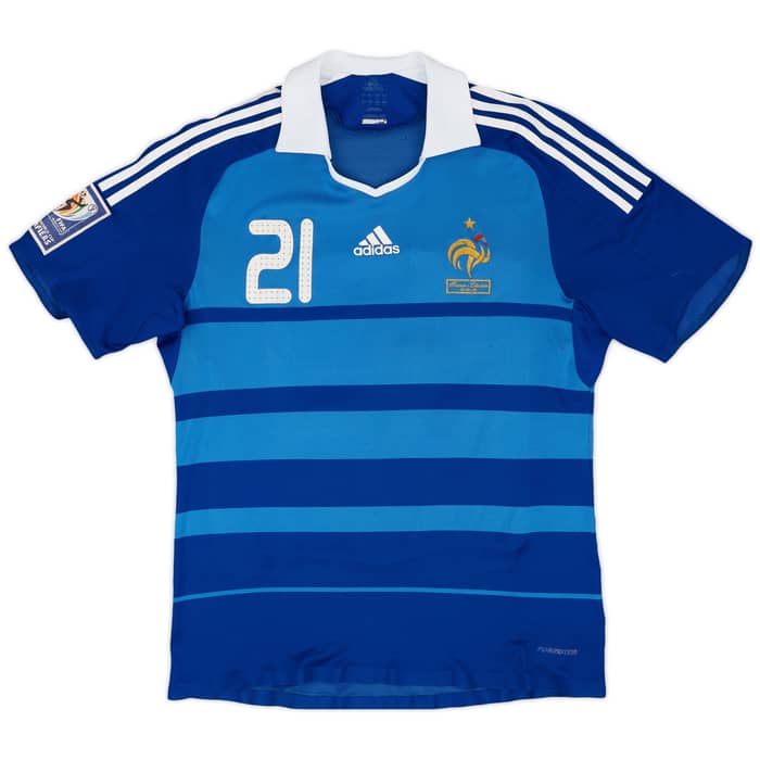 2008-09 France Match Issue World Cup Qualifier Home Shirt #21