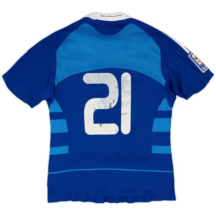 2008-09 France Match Issue World Cup Qualifier Home Shirt #21