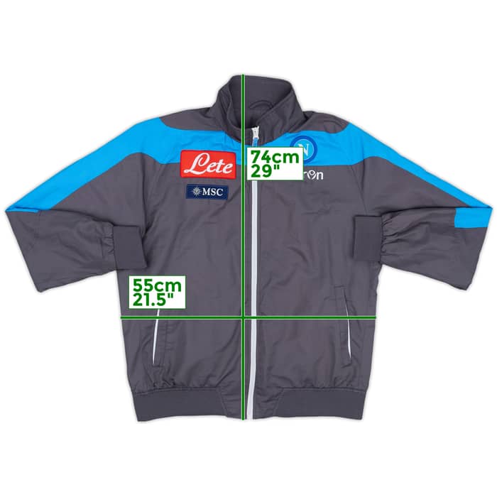 2014-15 Napoli Macron Track Jacket - 8/10 - (M)