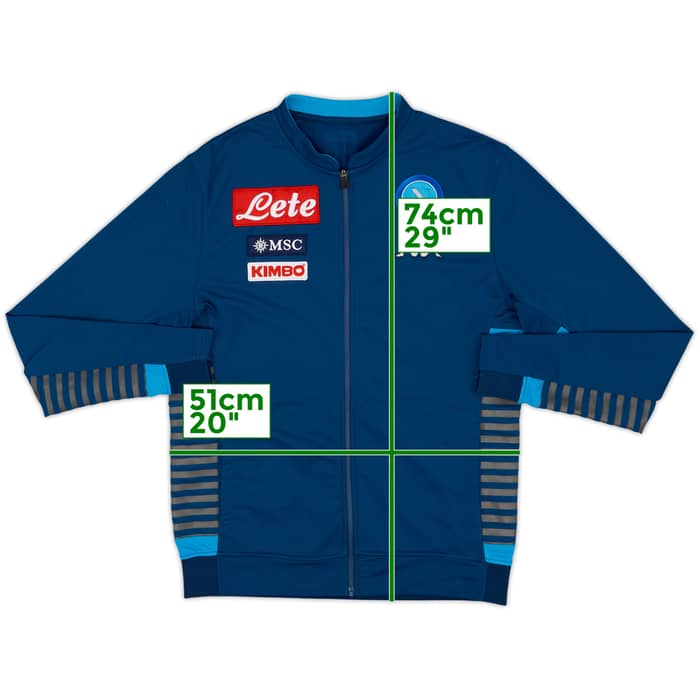 2019-20 Napoli Kappa Track Jacket - 6/10 - (L)