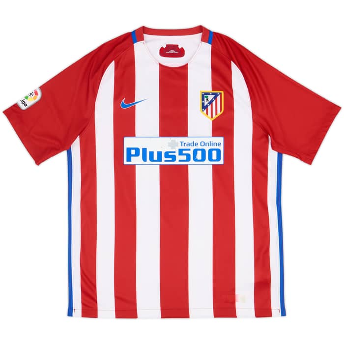 2016-17 Atletico Madrid Maillot Domicile Godin #2 - 6/10 - (L)
