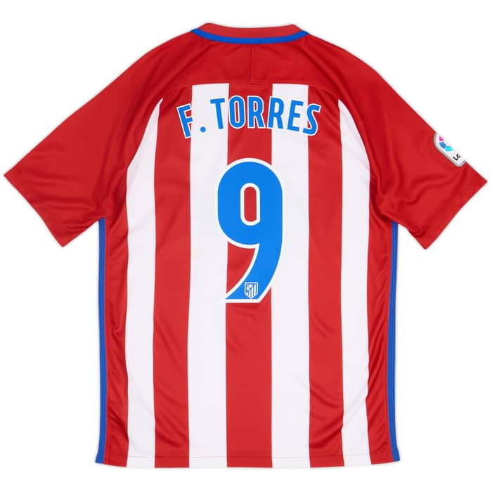 2016-17 Atletico Madrid Maillot domicile F.Torres #9 - 6/10 - (M)